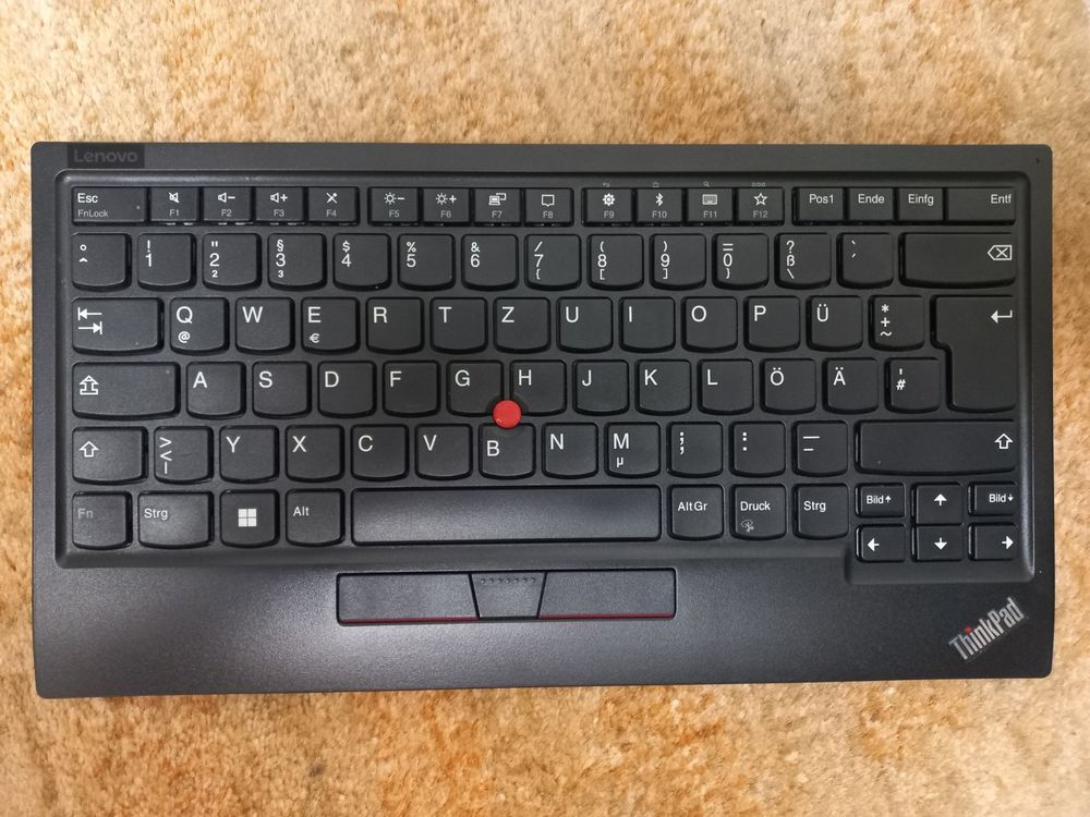Lenovo ThinkPad TrackPoint Keyboard II, Bluetooth, DE (Gebraucht) in ...