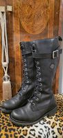 Schwarze Damen Motorrad Stiefel, Harley Davidson