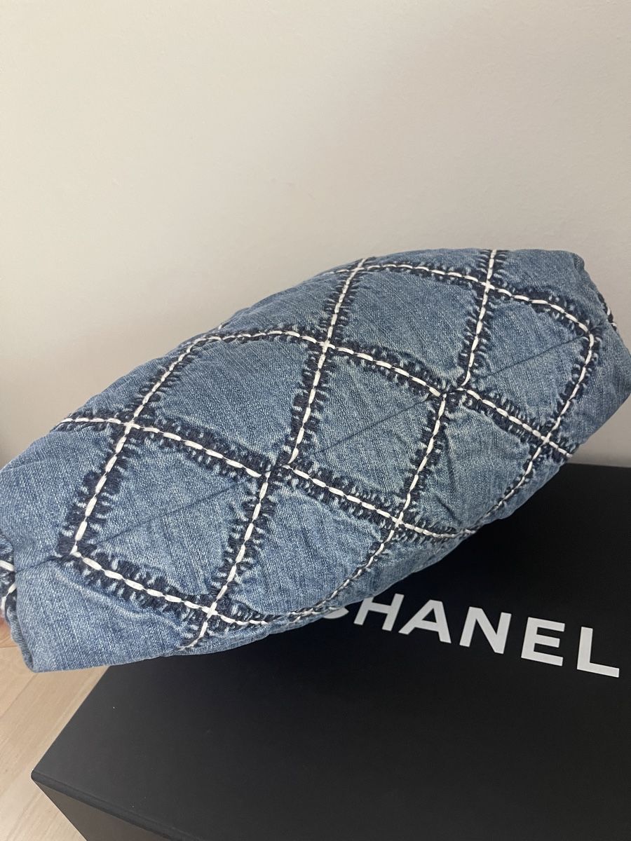 Chanel Borse da donna: Chanel 22 Denim medium Bag Full Set – Usato da Nyon venduto da My_wardrobe 7