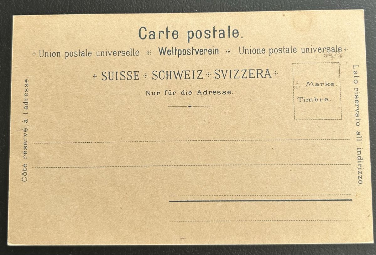 Ansichtskarten: Gruss aus Winterthur Schlumpf Litho  – Gebraucht aus Horw von Tellbub 1