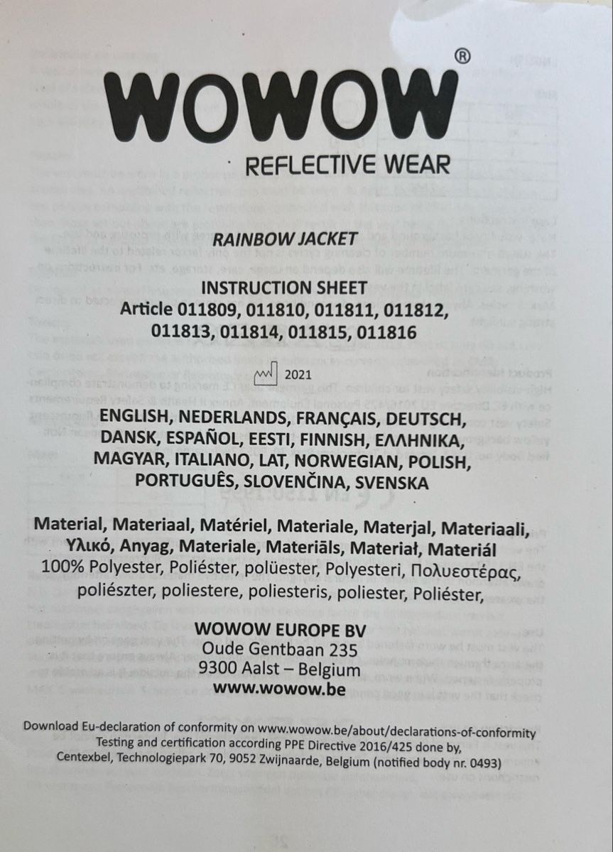 Altro abbigliamento per bambino: WOWOW Rainbow Jacket Kinder Grösse XS neu – Nuovo e nell'imballaggio originale da Ligerz venduto da Puding 3