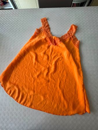 Top arancione tg.L misto poliestere
