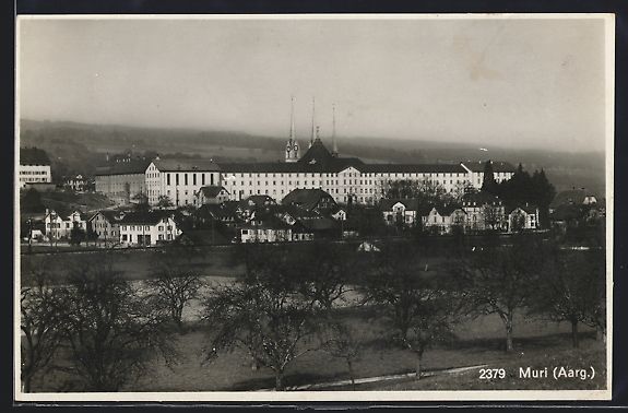 Cartes postales: AK Muri /Aarg., Blick zum Kloster – D'occasion à Berlin par bartko-reher