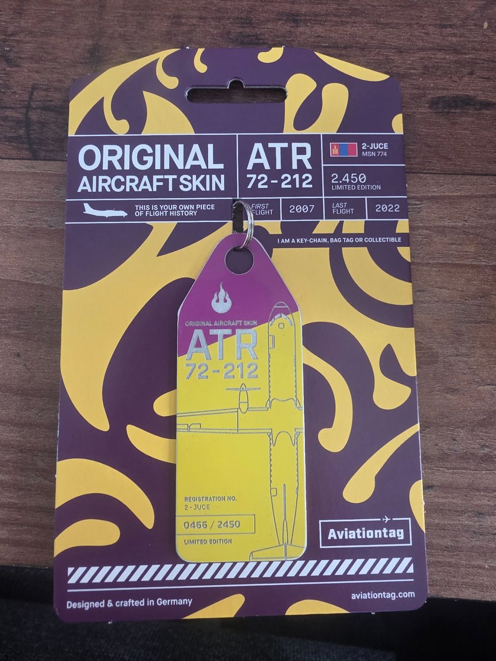 Portachiavi: Aircraftskin einer ATR – Usato da Siblingen venduto da Shiggi01