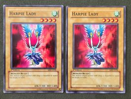 Yu-Gi-Oh! 2x 1.Edition MRD-E008 Harpie Lady  EX/ NM