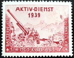 Soldatenmarke 2.WK, Schwere Mot Kanonen Abt 7, Wi Art 69