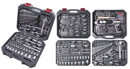 Kraftwerk Steckschlüssel-Satz, Basic, 1/4"+1/2", 266-tlg.