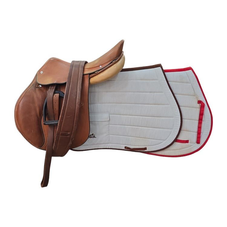 Tapis de selle Hermès Marine en Polyester - 16593838