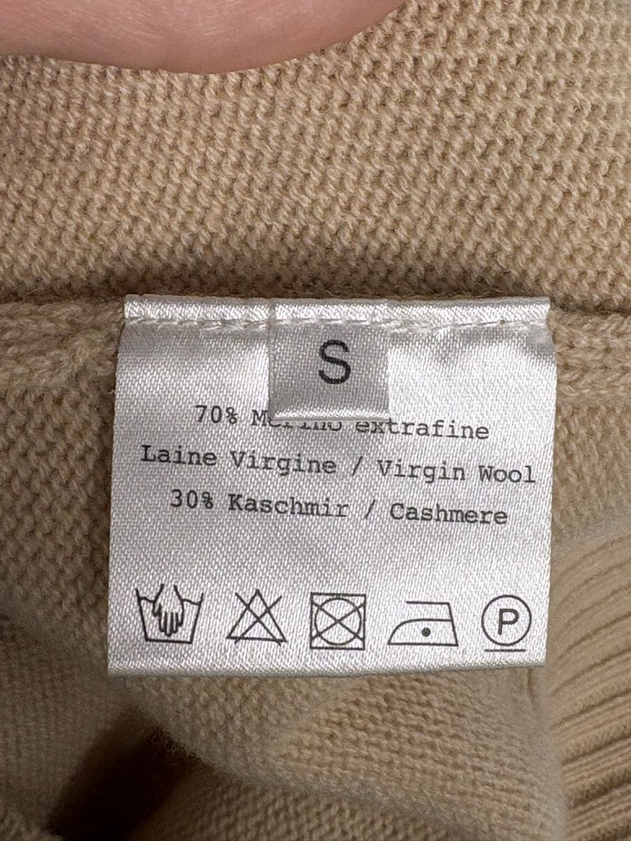Fidelio Pullover & Sweatshirts: Fidelio Zürich Kaschmirpullover Gr. S beige Pullover Merino – Neu (gemäss Beschreibung) aus Regensdorf von secondchancefashion 4