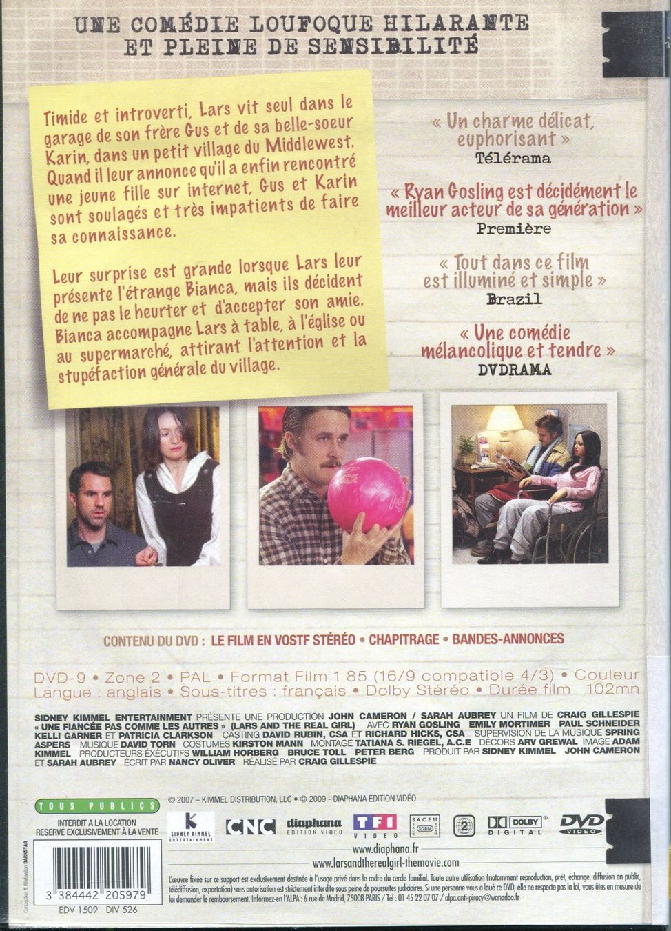 Tutti i DVDs: UNE FIANCEE PAS COMME LES AUTRES   - DVD – Usato da Les Avants venduto da soyouz63 1