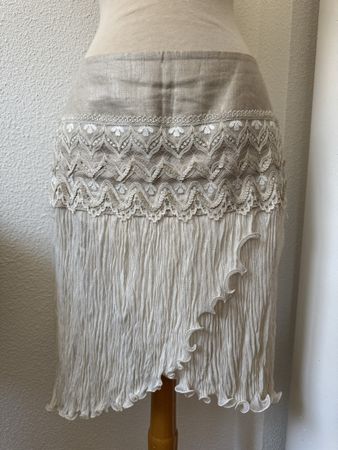 Jolie jupe Jiki Monte-Carlo, taille 38FR - 36 CH, 100% lin