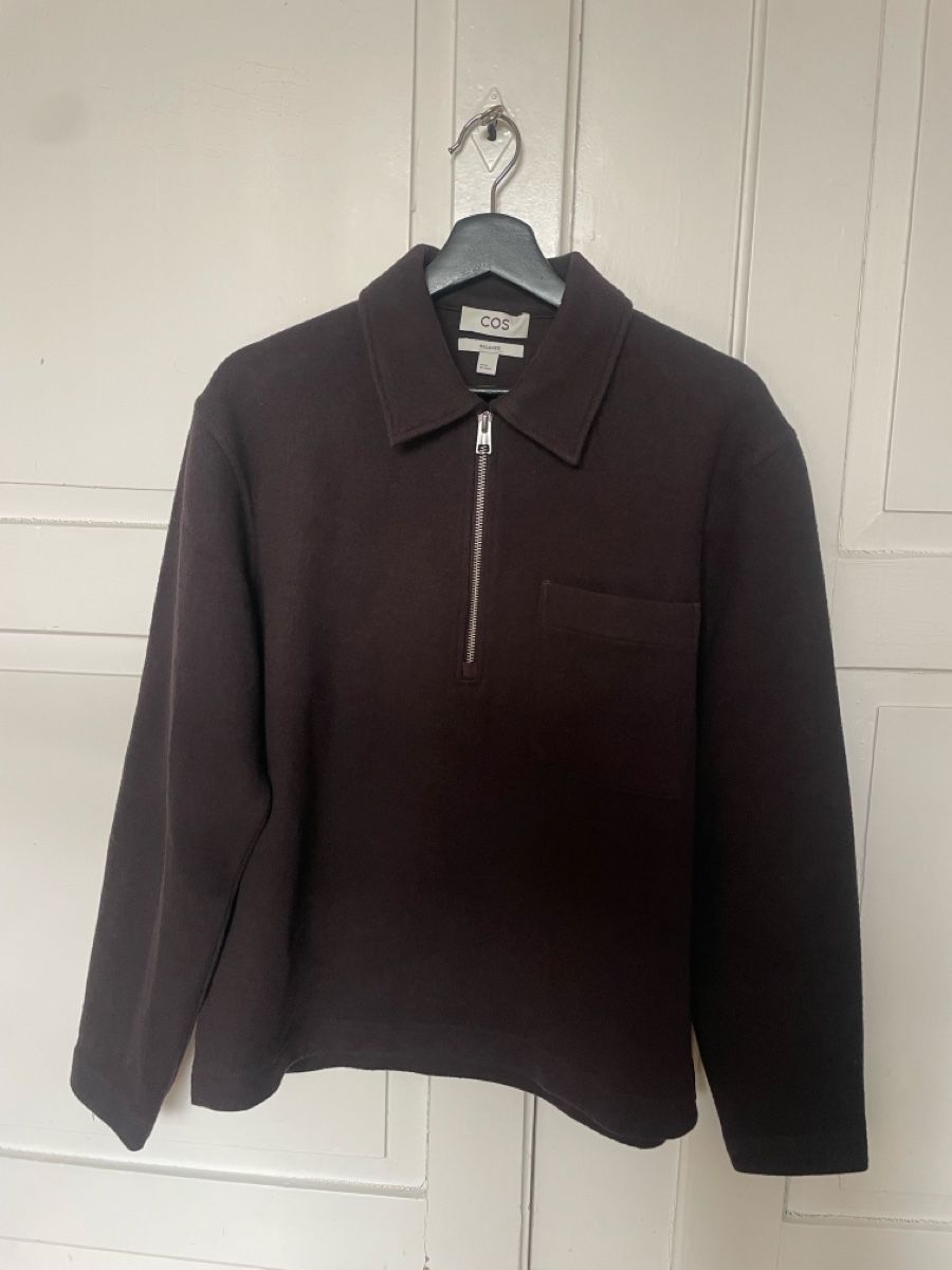 Cos Maglioni & Felpe: COS Pullover mit Zipper, Dunkelbraun, XS - Top Zustand – Nuovo (secondo la descrizione) da Zürich venduto da TheWickerman