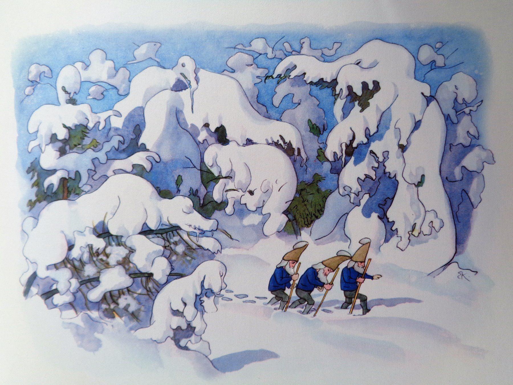 Libri: Ernst Kreidolf - Ein Wintermärchen / Bilderbuch ab Fr. 4.- – Usato da Bellach venduto da JingleJerry 3