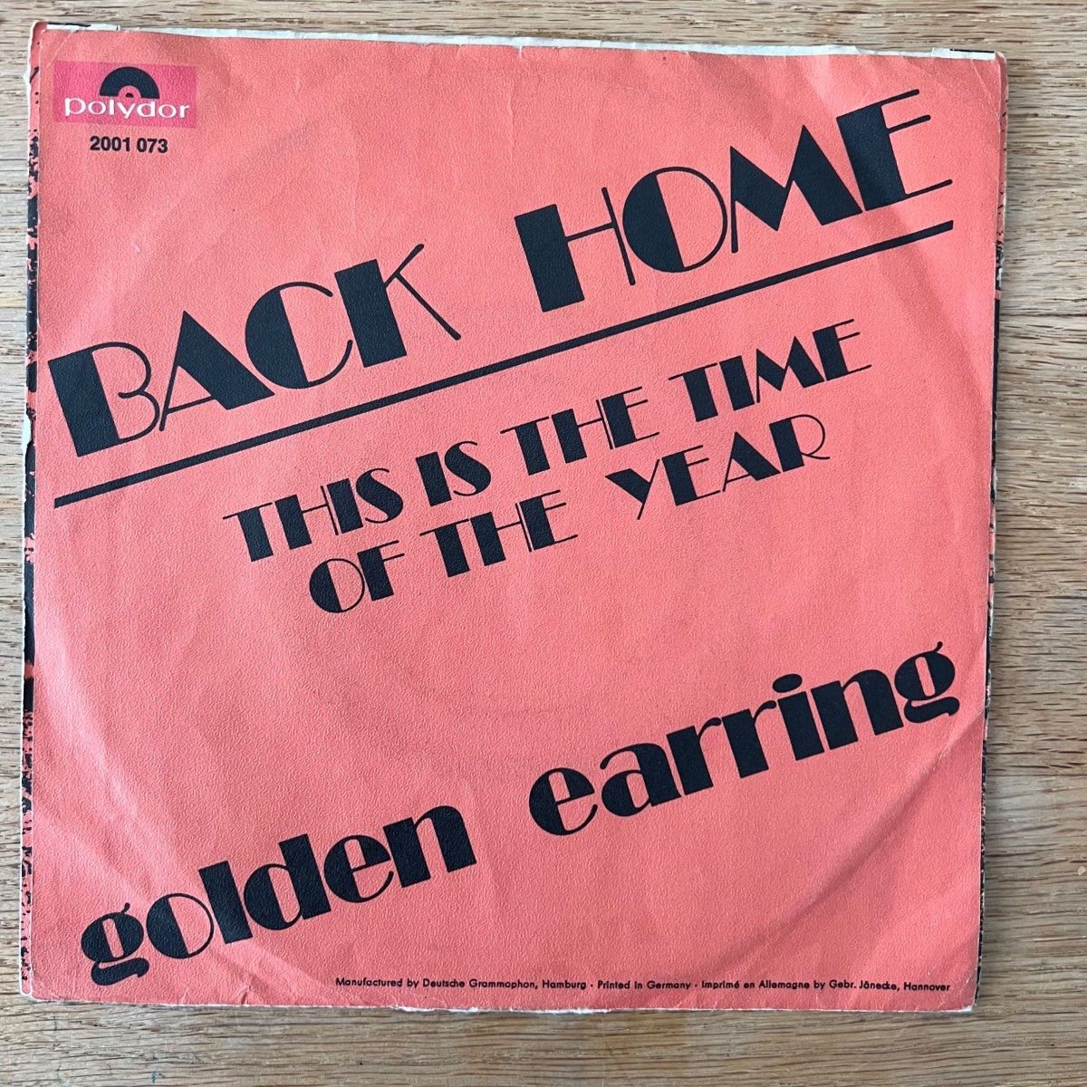 Dischi in vinile: Golden Earring - Back Home / 1. D-Press. 1970 – Usato da Gais venduto da soundcave57 1