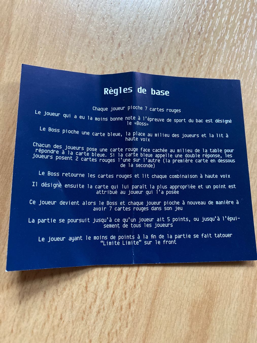 Giochi: Jeu limite limite limite – Usato da La Neuveville venduto da e_perriard 2