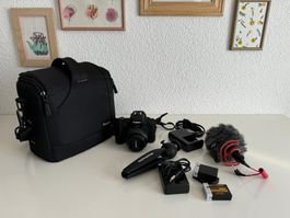 Canon EOS M50 Vlogger Starter Kit – wie neu mit viel Zubehör