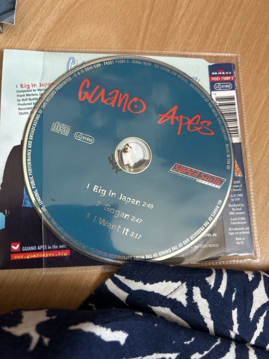CD: GUMO APES Big in Japan CD – Usato da Herbetswil venduto da rotekatze84 1