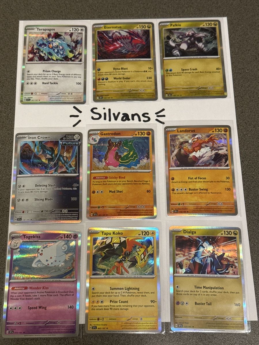 Pokémon Carte collezionabili: 9 Holo Pokemon Karten Surging Sparks Englisch Set – Nuovo (secondo la descrizione) da Wil SG venduto da Silvans