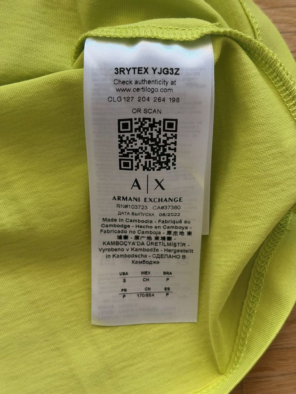 Armani T-shirt: Armani Exchange T-Shirt S Neu – Nuovo (secondo la descrizione) da Schlieren venduto da con_hdp9 5
