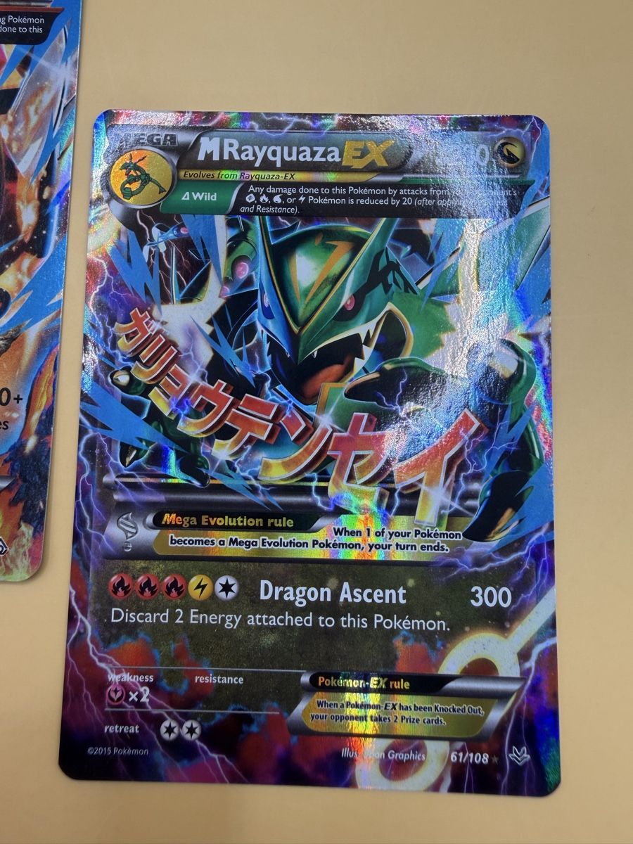 Pokémon Carte collezionabili: Mega Rayquaza EX & Mega Groudon EX – Usato da Wetzikon ZH venduto da KartenKid 1
