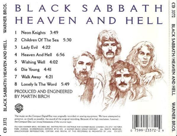 CD: Black sabbath - Heaven... – Usato da St-Cergue venduto da VeganWarrior 1