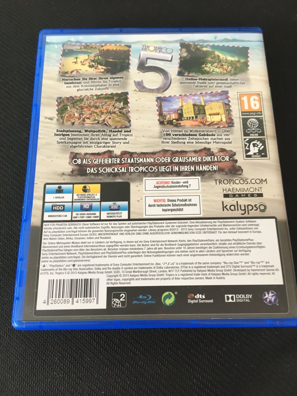 Sony Giochi: Tropico 5 für PS4 – Usato da St.Gallen venduto da sjosjo 1