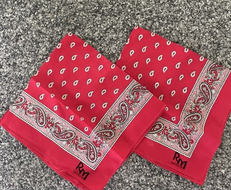 Rote Glarnertücher im Paisley Muster, 2 Stk., neuwertig.