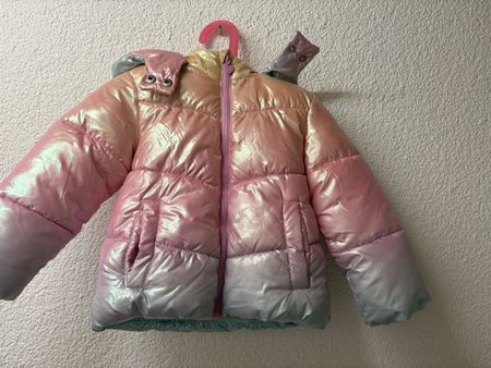 Mädchen Daunenjacke Dopo Dopo bunt Grösse 98 gut erhalten