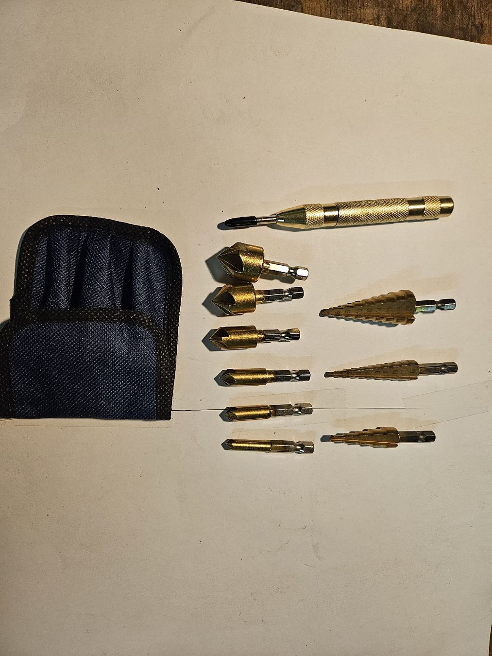 Tutti gli attrezzi: Senker-Set mit Zentrierspitze, 8-teilig – Nuovo (secondo la descrizione) da Oberburg venduto da znas 2