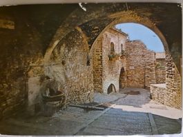 Alte Postkarte Assisi Vicolo di S. Andrea Italien 1978