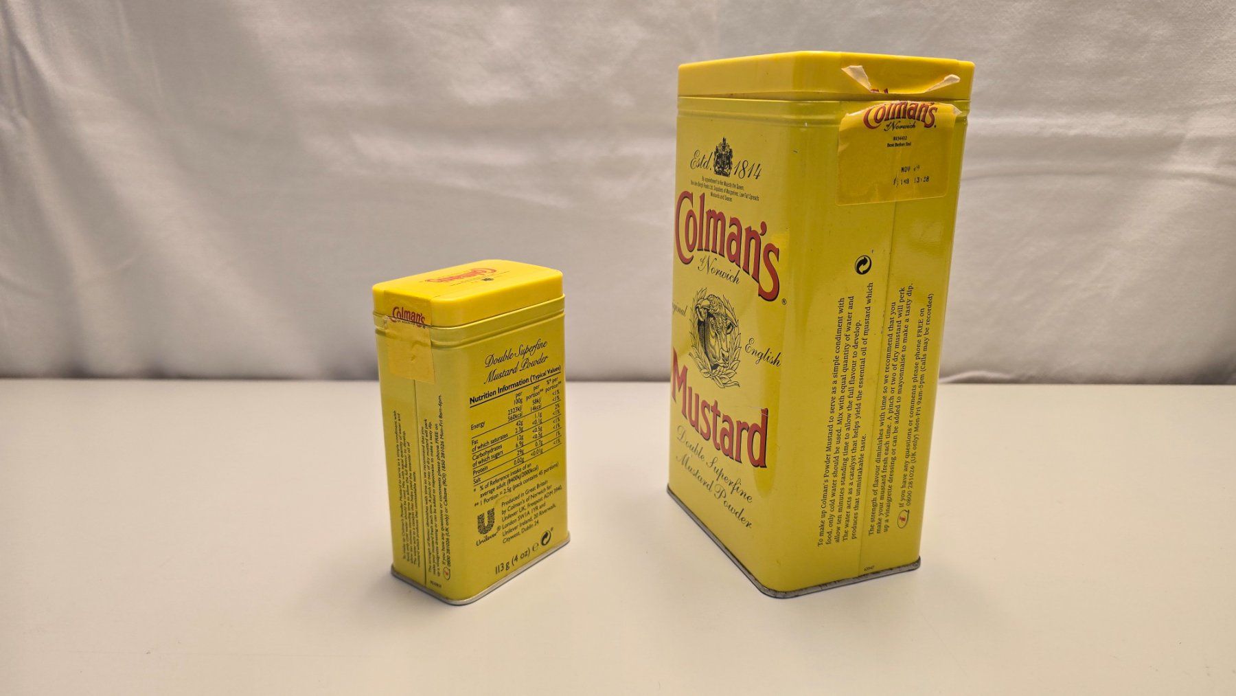 Behälter & Ähnliches: Colman's Senf Dose, Limited Edition, gelb – Neu (gemäss Beschreibung) aus Zürich von Bobesfee 2