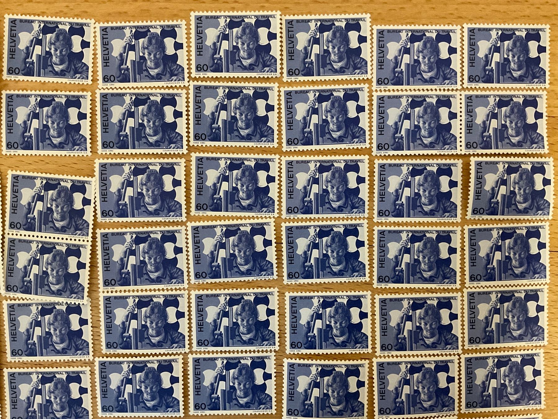 Tutti i francobolli: 60Fr Ämter Frankaturware ungestempelt postfrisch Sammlung – Nuovo (secondo la descrizione) da Wil SG venduto da Chefsugus 2