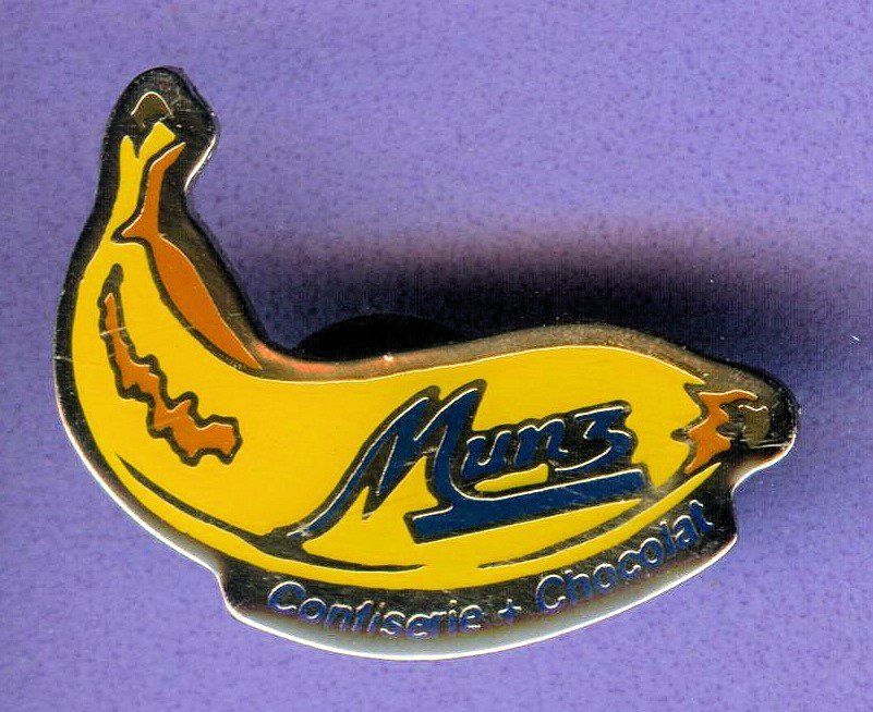 Placchette & Badge: Munz  Schokobanane – Usato da Winterthur venduto da Sammleroase
