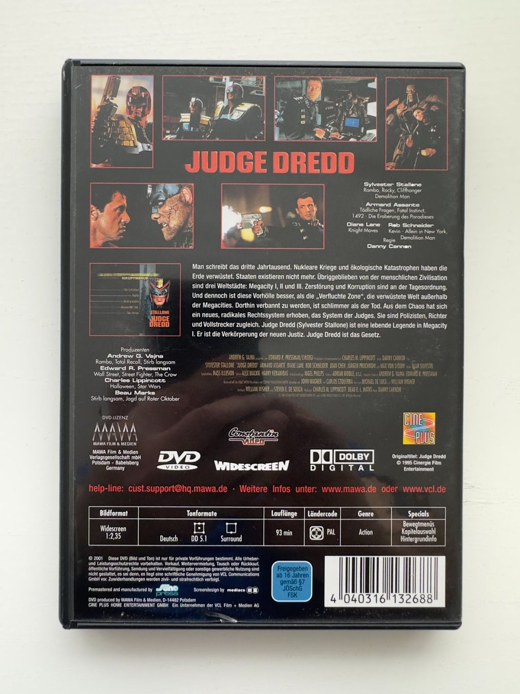 Tutti i DVDs: Judge Dredd – Usato da Nottwil venduto da grabi77 1