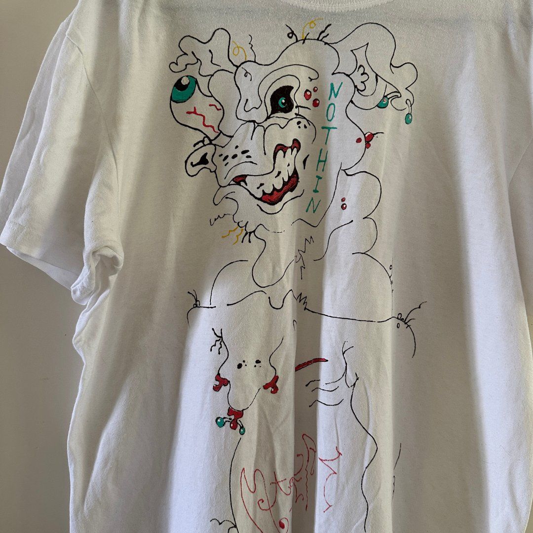 T-Shirts: Unique Custom Painted Tee – Rebellious Statement Art Shirt – Neu (gemäss Beschreibung) aus Zofingen von JumpInVintage 2