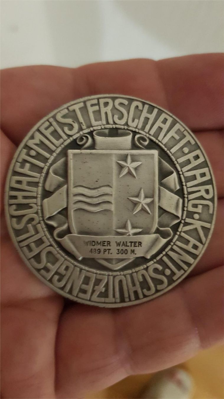Medaillen: Médaille argent Argovie – Gebraucht aus Meyrin von menelaos77