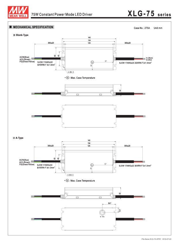 Componenti elettronici: MEAN WELL XLG-75-24-A Netzteil – Nuovo e nell'imballaggio originale da Biessenhofen venduto da ger_phm8 4