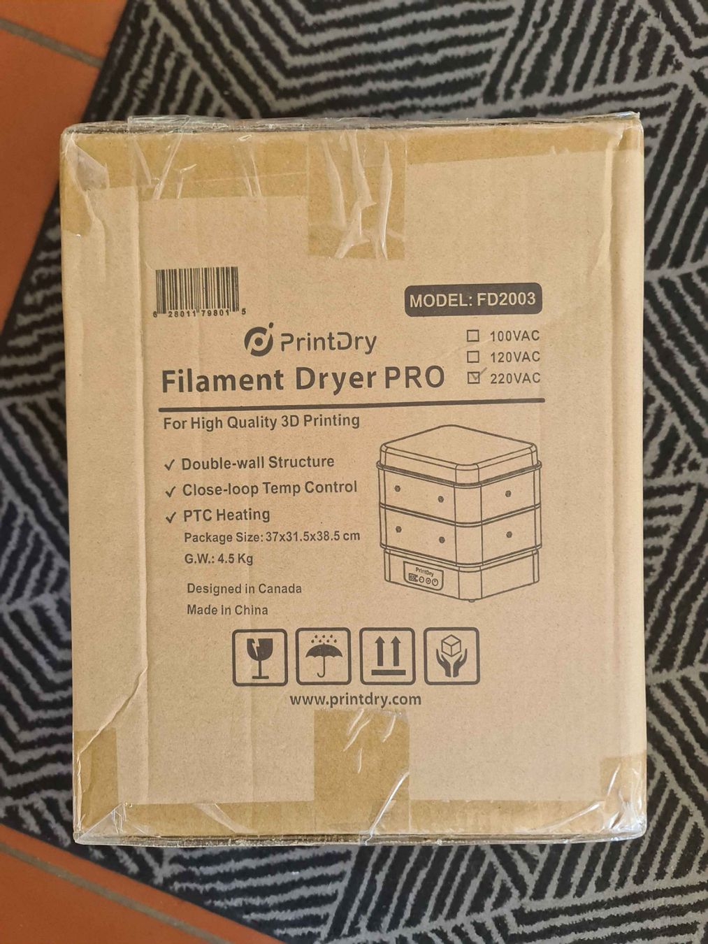 Filamento: PrintDry Filament Dryer Pro – Nuovo e nell'imballaggio originale da Pfungen venduto da Mizutayio 2
