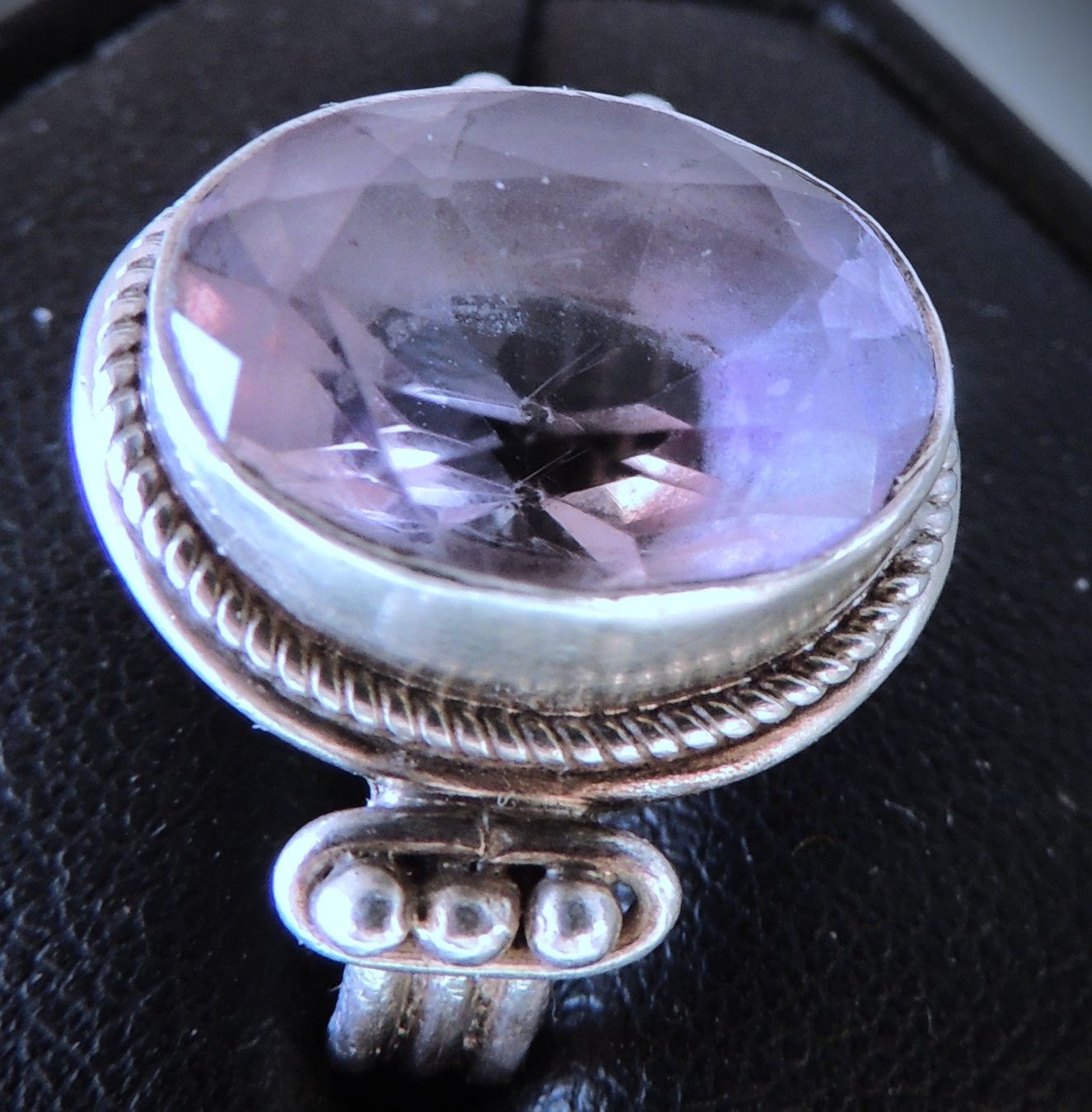 Anelli: Amethyst Silber 925 Fingerring Gr. 50 – Usato da Waldenburg venduto da schaller707 2