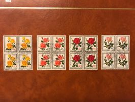 1972. Pro Juventute 4er Block Serie. ET