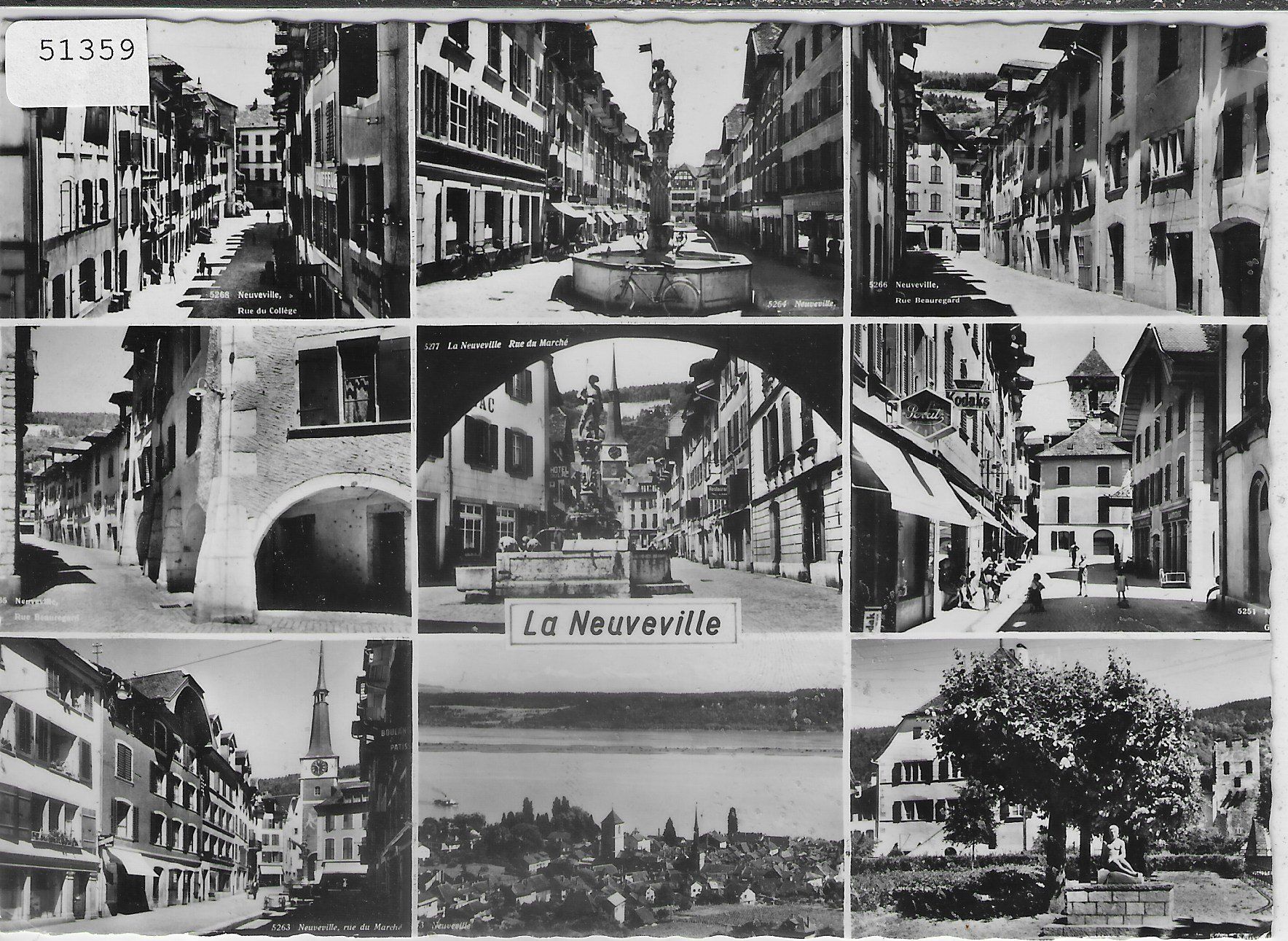 Ansichtskarten: La Neuveville - Multiview – Gebraucht aus Ettingen von Kartenplanet