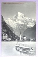 Flüelen mit Bristenstock (3074 m)