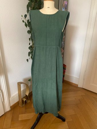 Kleid von indi & cold smaragdgrün Leinen Grösse S