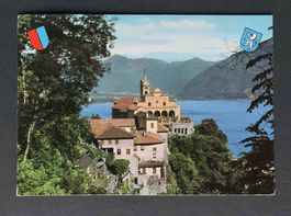 AK Lago Maggiore Locarno Madonna Santuario del Sasso