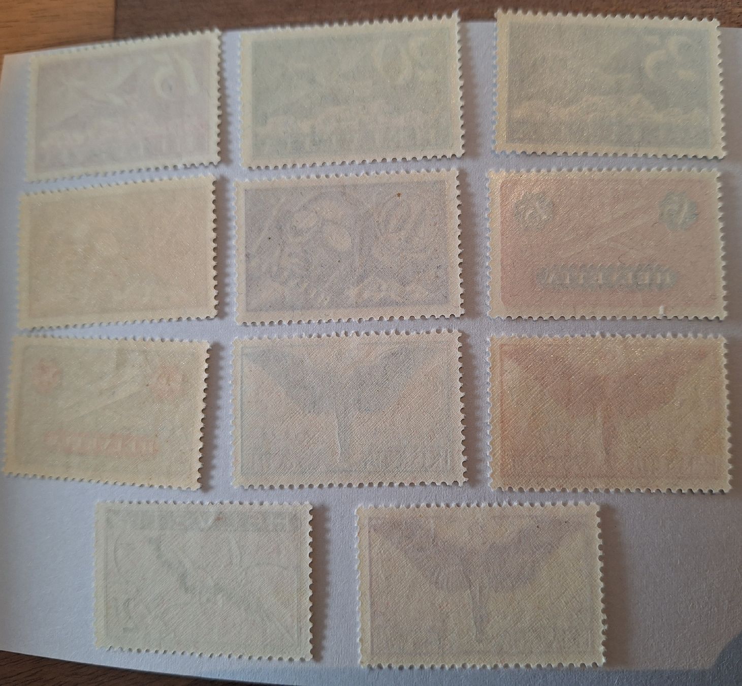 Alle Briefmarken: Flugpost F3 - F13 **  Kat. 1000.- – Gebraucht aus Balgach von SIMEON27 5