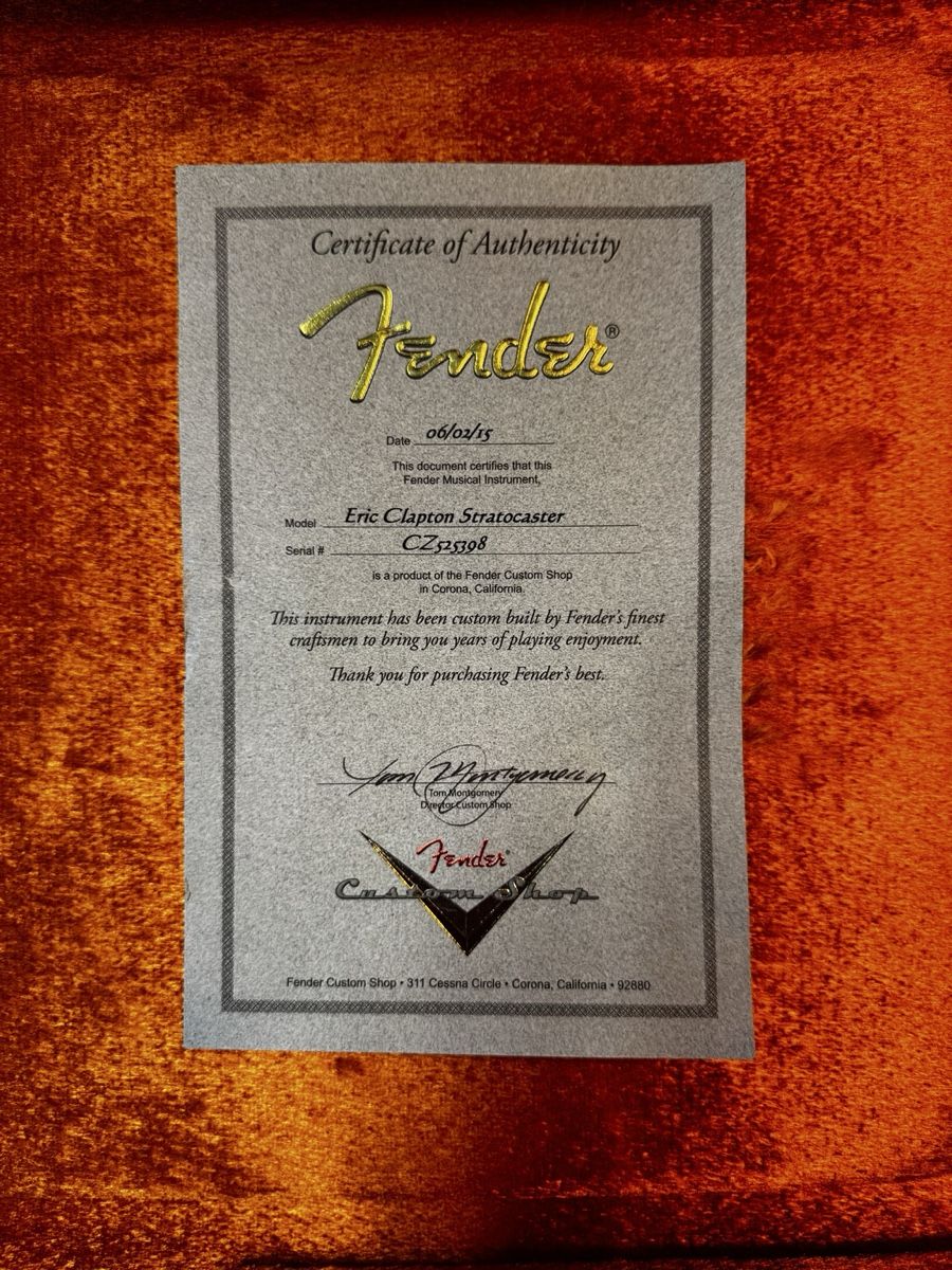 Fender Musikinstrumente: Fender Custom Shop Eric Clapton Stratocaster “Blackie” 2015  – Neu (gemäss Beschreibung) aus Flims Waldhaus von djslim132 7