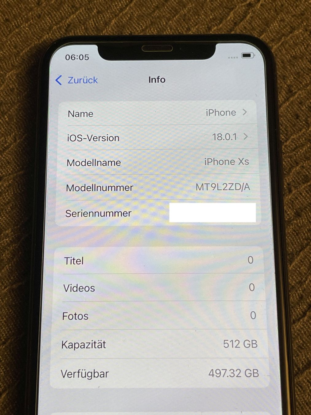 Apple Telefoni cellulari / Smartphones: iPhone Xs 512GB mit neuem Display – Usato da Jona venduto da Pan1100 3