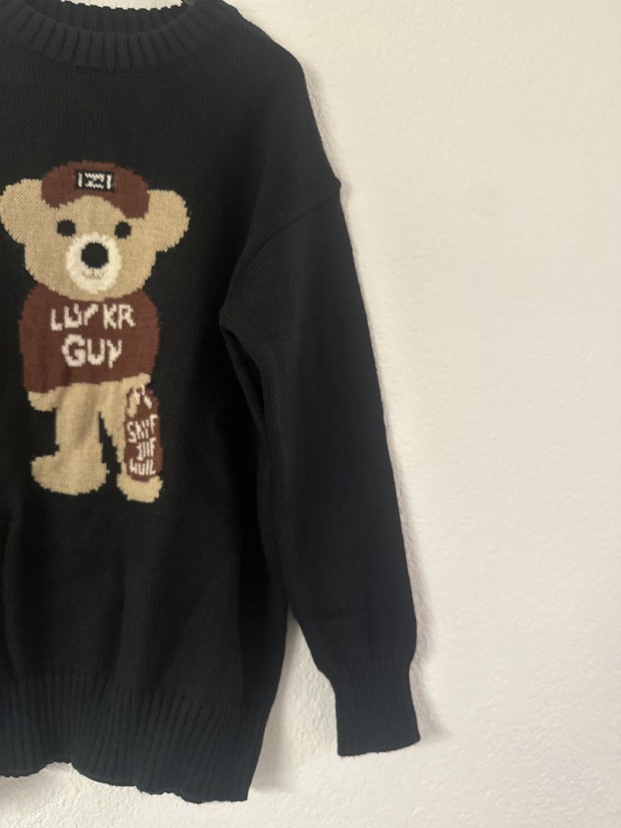 Maglioni & Felpe: Schwarzer Pulli mit Bär Muster Gr. L – Nuovo (secondo la descrizione) da Solothurn venduto da Ib1a 2