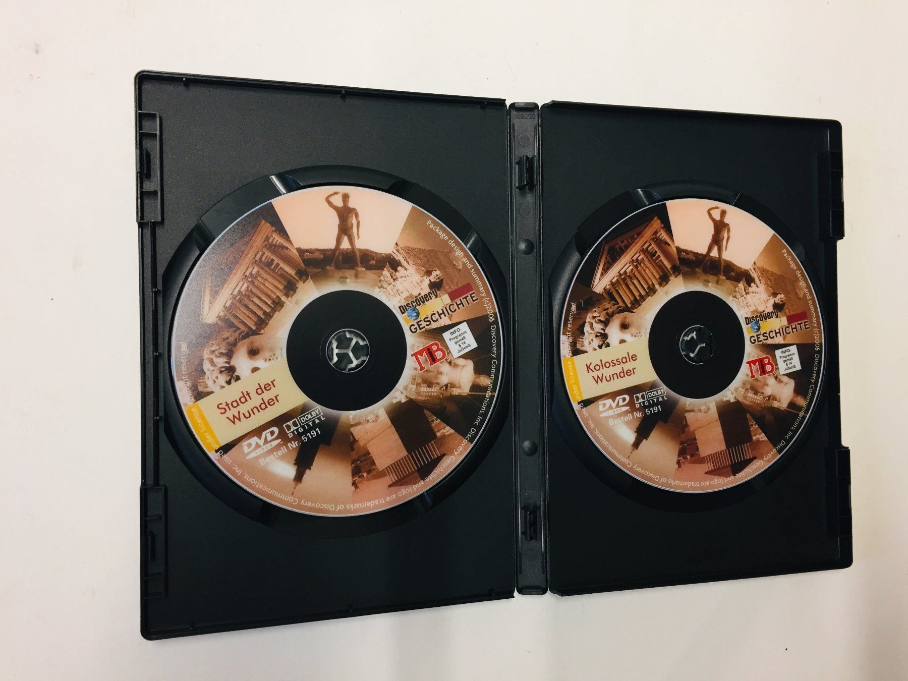 Alle DVDs: Geschichte der Menschen + 7 Weltwunder – Gebraucht aus Schaffhausen von sparzone 8