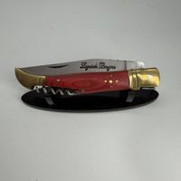Couteau Laguiole Bougna 1421, Tire-Bouchon Bois Rouge